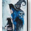Witch And Her Cat Paint By Number