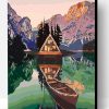 Pragser Wildsee Lake in Night Paint By Number