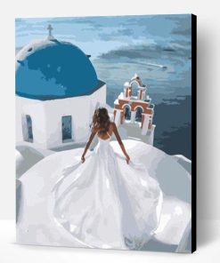 The Santorini Bride Paint By Number