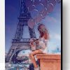 Stylish Girl in Paris Paint By Number