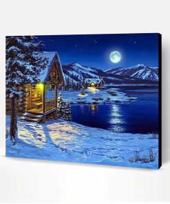 Pretty Christmas Night Paint By Number