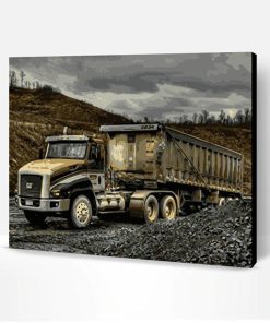 Mine Truck Paint By Number