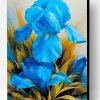 Spring Blue Flower Paint By Number