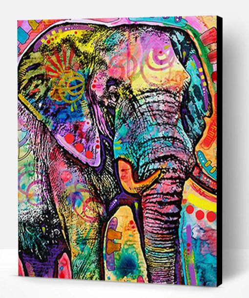 Graffiti Elephant Paint By Number