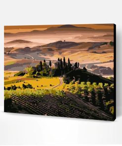 Tuscany Fields Paint By Number