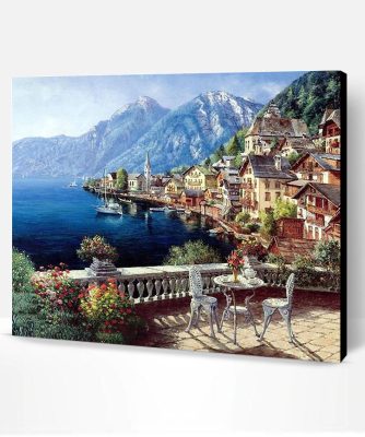 Hallstatt Lake Paint By Number