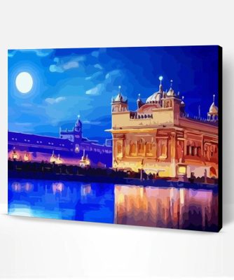 Harmandir Sahib Temple In India Paint By Number