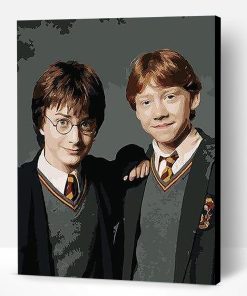 Harry potter And Ron Weasley paint by number