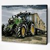 Harvest Tractor Paint By Number
