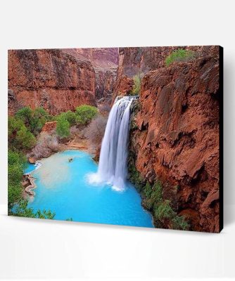 Havasu Falls Paint By Number