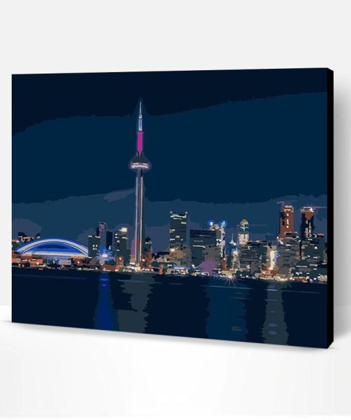 Toronto Skyline Paint By Number