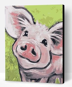 Pig Smiling Paint By Number