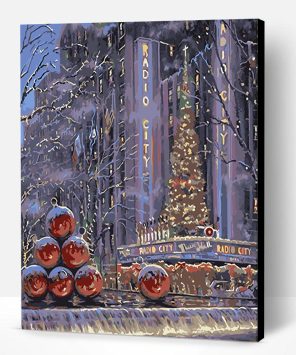 Christmas Night in New York Paint By Number