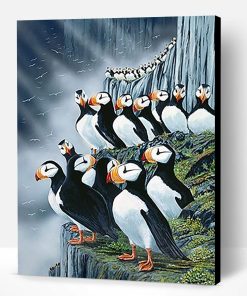 Horned Puffin Paint By Number