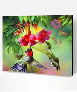 Hummingbirds Paint By Number