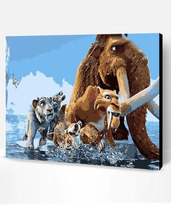 Ice Age Animals Paint By Number