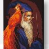 Magician and Bird Paint By Number