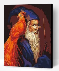 Magician and Bird Paint By Number