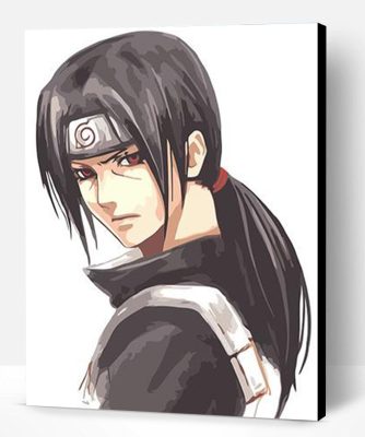 Itachi Uchiha Long Hair Paint By Number