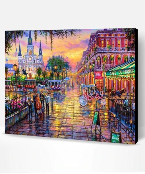 Jackson Square New Orleans Paint By Number