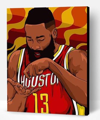 James Harden Paint By Number