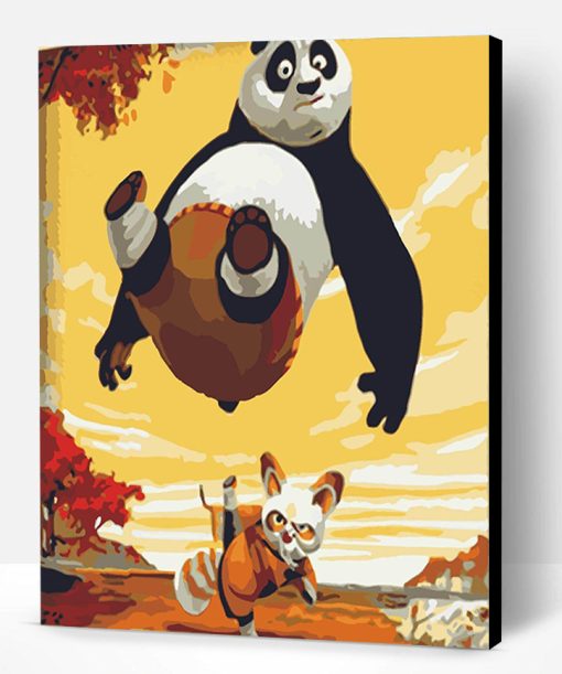 Kung Fu Panda Paint By Number