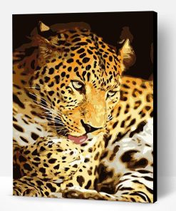 Resting Leopard Paint By Number
