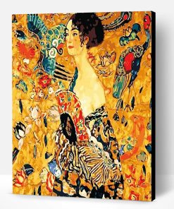 Lady With Fan Gustav Klimt Paint By Number