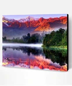 Lake Matheson Paint By Number