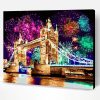 London Tower Bridge With Firework Paint By Number