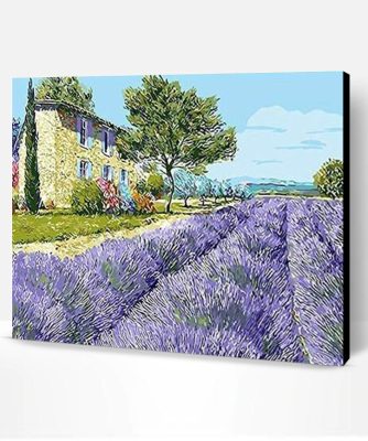 Lavender Field Paint By Number