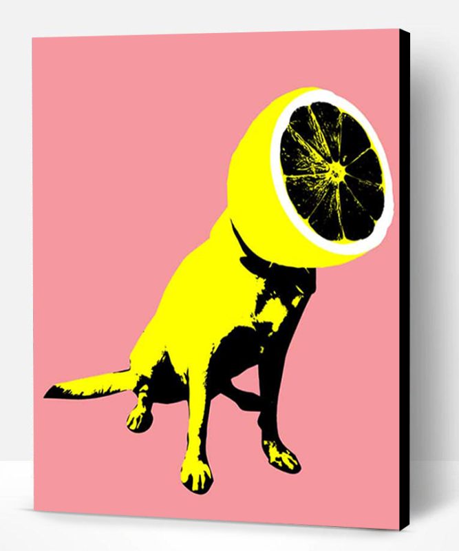 Lemon Dog Paint By Number