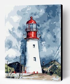 Lighthouse Mountain Paint By Number