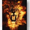 Lion of Fire Paint By Number