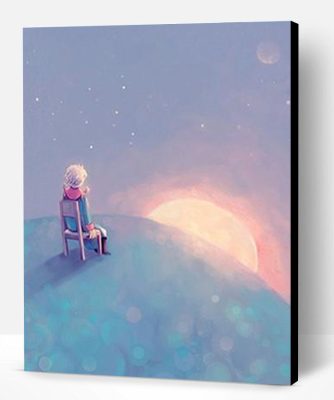 Little Prince In Space Paint By Number