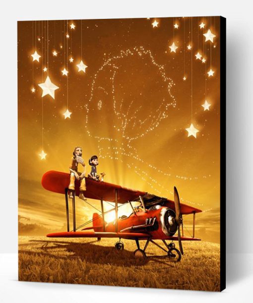 Little Prince Airplane Paint By Number