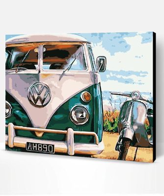 VW Bus Paint By Number