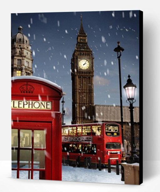 London Winter Paint By Number