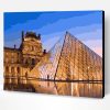 Louvre Pyramid Paris Paint By Number