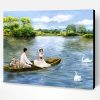 Lovers In A Boat Paint By Number
