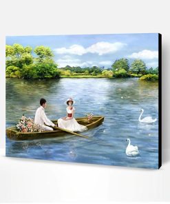 Lovers In A Boat Paint By Number