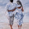 Lovers on a Beach Holiday paint by numbers