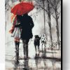 Walking In The Rain Lover Paint By Number