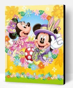 Mickey and Minnie Mouse Paint By Number