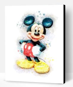 Mickey Mouse Paint By Number