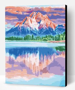 Mirror Mountain Paint By Number