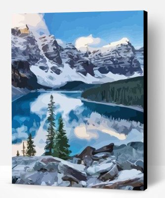 Moraine Lake Canada Paint By Number