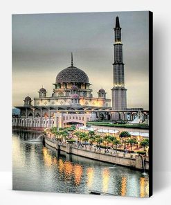 Mosque of Kuala Lumpur Paint By Number