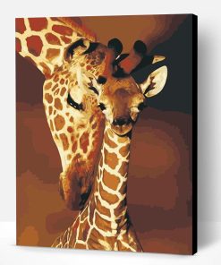 Mother Giraffe Paint By Number