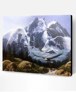 Mountains in the Shape of Bears Paint By Number